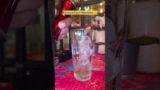 Passion Fruit Mocktail 🤤🍹 #bartender #mocktail #viralvideo #trending #shorts