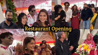 Restaurant Opening Ceremony 🤗 Sab Bhot Khus 😊 Dipika Ki Duniya, Saba Ibrahim, Sh
