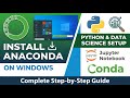 1. Install Anaconda on Windows 11 Step by Step | Python, Conda, Jupyter Notebook