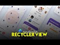 Recycler View in Android - Java