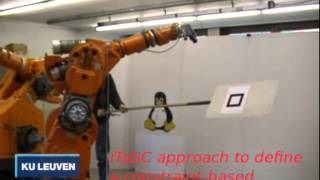 Image-based Visual Servoing with Extra Task Related Constraints using iTaSC Approach
