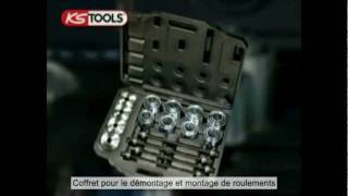 700.1700 - Coffret pour le démontage et montage de roulements - KS TOOLS