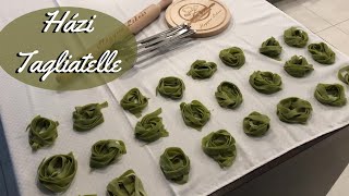 Házi Tagliatelle készítése, Tejszínes Szósz recepttel | HagymaLekvár