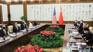 Blinken Meets China's Top Diplomat Wang in Beijing