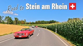 Summer Road Trip to Stein am Rhein 🇨🇭 Driving in Switzerland [4K]