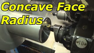 Mazak CNC Lathe Concave Face Radius