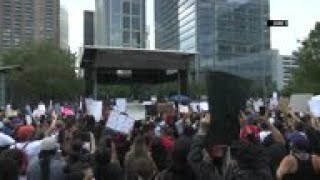 Houston hip-hop artists organize massive protest