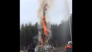 塞の神 2022年1月10日 稲城市坂浜（ビデオ撮影）