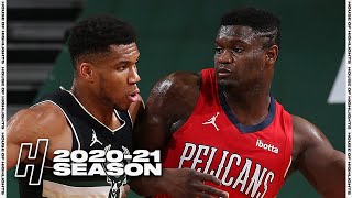 New Orleans Pelicans vs Milwaukee Bucks - Full Game Highlights | February 25, 2021 NBA Season