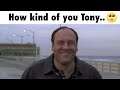 tony soprano is very progressive meme