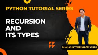 Recursion | Recursion using Python| Types of Recursion | Python Tutorial in Hindi