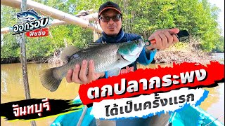 ตกปลากระพงได้เป็นครั้งแรก ป่าชายเลนบางชัน จันทบุรี I ออกรอบ ฟิชชิ่ง - Fishing Around ep.9