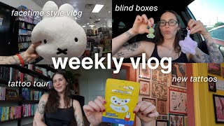 Weekly vlog: getting new tattoos & tattoo tour, travel with me to Dallas