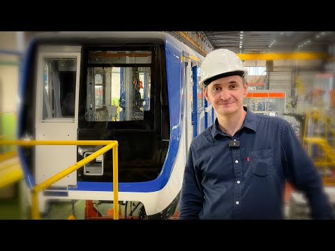 Новый поезд метро Минска из России! отличия от поезда Москва?