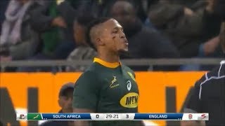 Elton Jantjies struggles vs England 2018