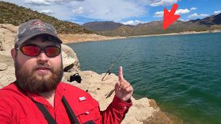 Exploring & Fishing Arizona's BEST Lake from Shore...