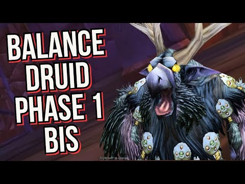 Balance Druid – Phase 1 BiS – WOTLK Classic