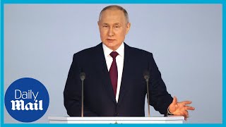 Putin blames West for Russia's invasion of Ukraine