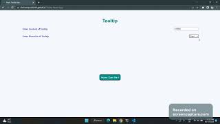 Tooltip - React.js | React | CN-Project