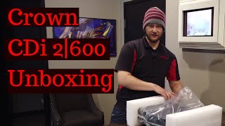 Crown Audio CDi 2|600 unboxing and specs!