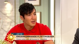 Musse kom ensam till Sverige från Afghanistan - Nyhetsmorgon (TV4)