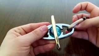 Solution for EZ Atom from Puzzle Master Metal Puzzles