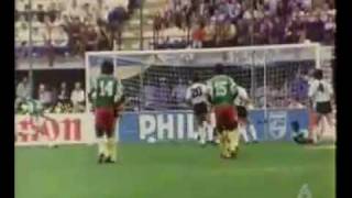 CAMEROON ARGENTINA 1 ROUND WORLD CUP 1990