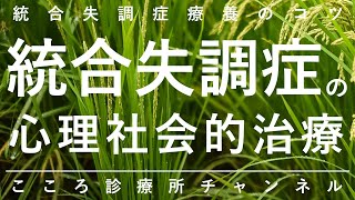 統合失調症の心理社会的治療【精神科医が9分でまとめ】