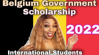 Belgium Government Scholarships 2022|| International Students || Study Abroad