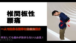 【腰痛】あまり知られていない腰痛の原因、椎間板性腰痛　腰痛に困っている人は見てみてください！