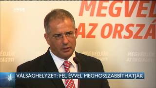 Válsághelyzet: fél évvel meghosszabbíthatják 16-09-02