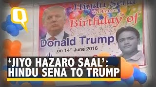 Donald Trump Turns 70 and Hindu Sena Holds a Birthday Bash