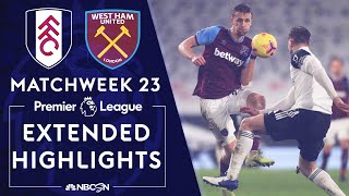 Fulham v. West Ham | PREMIER LEAGUE HIGHLIGHTS | 2/6/2021 | NBC Sports