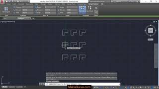 Creating Rectangular Arrays in AutoCAD- Rectangular Arrays AutoCAD Tutorial