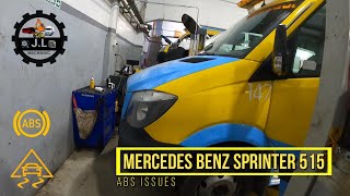 Mercedes Benz Sprinter Testigo ABS y ESP encendido / ABS and ESP warning light on