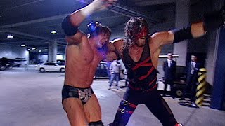 Kane chokeslams Triple H on a car: Raw, Oct. 21, 2002