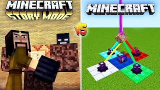 MCSM wither storm spawn VS Cracker's wither storm spawn | ENDERCON CITY