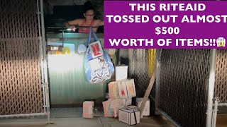 DUMPSTER DIVIN// $500 WORTH OF ITEMS  SAVED FROM JUST 1 DUMPSTER 😳