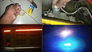 how to install auto side indicator dekar multiple color light#bajaj auto decoration video