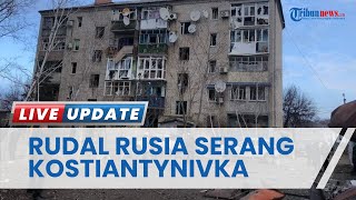 Makin Memanas, Rudal Rusia Hantam Kota Kostiantynivka Tewaskan 3 Orang Sipil, Ukraina: Kejahatan!