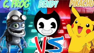 Crazy Frog vs Bendy vs Pikachu - Tiles Hop EDM