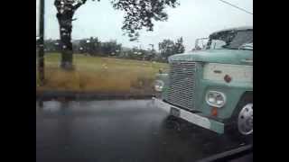 1955 Airfloat vintage trailer and 1961 Dodge LCF toter