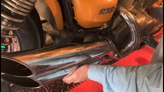 Yamaha XV535 Virago - Recommissioning (Part 1) Remove & Examine Exhaust