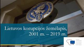 Lietuvos korupcijos žemėlapis 2019