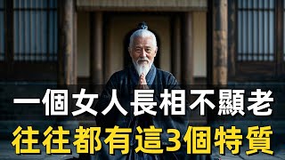 一個女人長相不顯老，比同齡人年輕五歲以上，往往都有這3個特質！#修行思維 #修行 #福報 #禪 #道德經 #覺醒 #開悟 #禅修