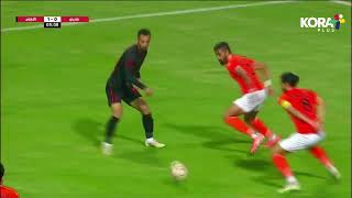 كنترول عالمي من محمد شريف يسجل منه هدف أول للأهلي في شباك فاركو | الدوري المصري الممتاز 2022/2021