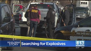 Stockton Neighborhood Evacuated As FBI, Sheriff's Bomb Team Search Residence