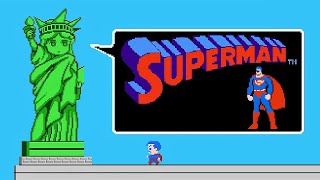 FC スーパーマン ボス戦 NES SUPERMAN Boss Rush