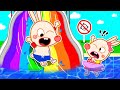 Play Safe in the Swimming Pool -  Safety Tips in the Pool for Kids II Tokki Channel Videos