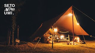 【ソロキャンプ】昼から飲んで食べて夜は中華料理でキャンプ飯